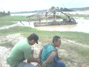 Tim Opsnal Polres Kuansing Tangkap 2 Pelaku PETI